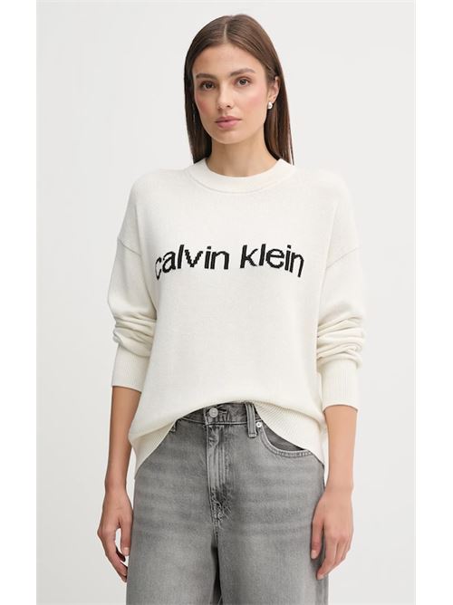 cotton graphic pullover CALVIN KLEIN JEANS | LV047C311GYAS